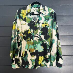 6397 Floral Silk Blouse